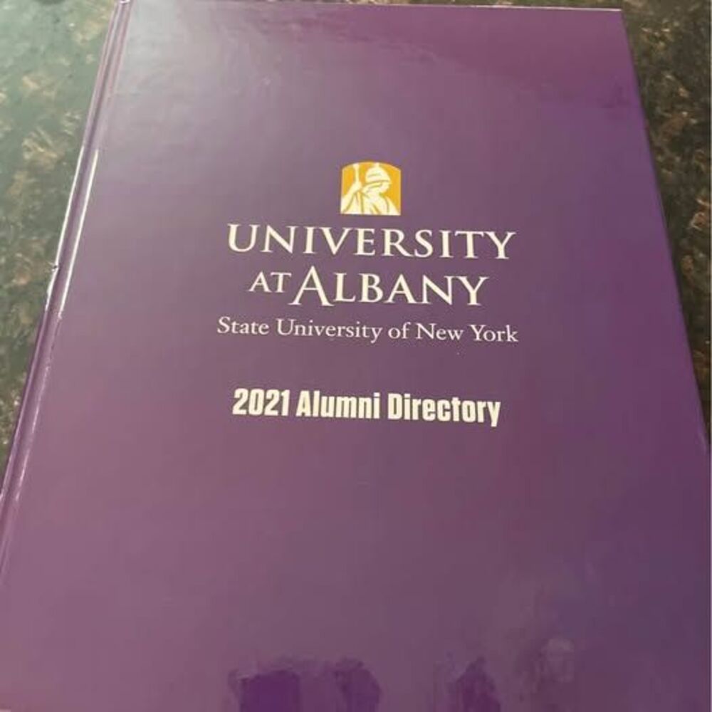 University of Albany SUNY UAlbany 2021 Alumni Directory. New Condition.